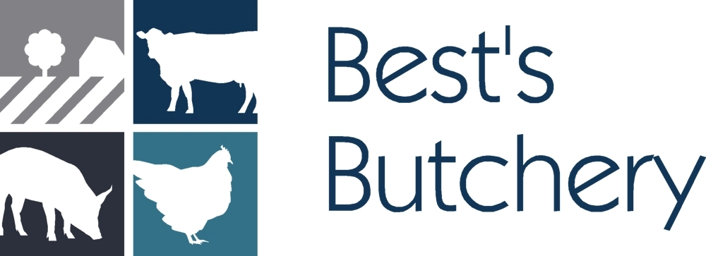 Best's Butchery logo with farm animal silhouettes