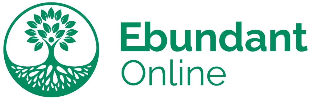 Ebundant Online green tree logo