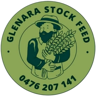 Glenara Stock Feed circular green logo