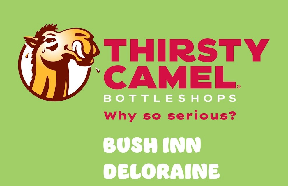 Thirsty Camel Bottleshops logo with camel illustration