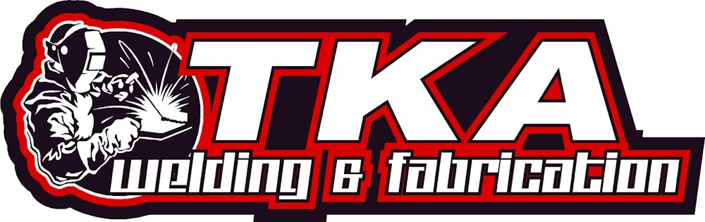 TKA Welding and Fabrication logo with welder graphic